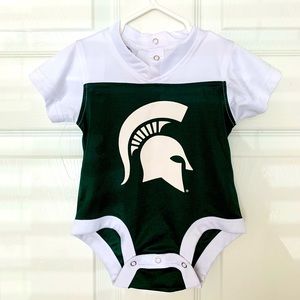 NWOT Michigan State Spartans 3-6 months onesie